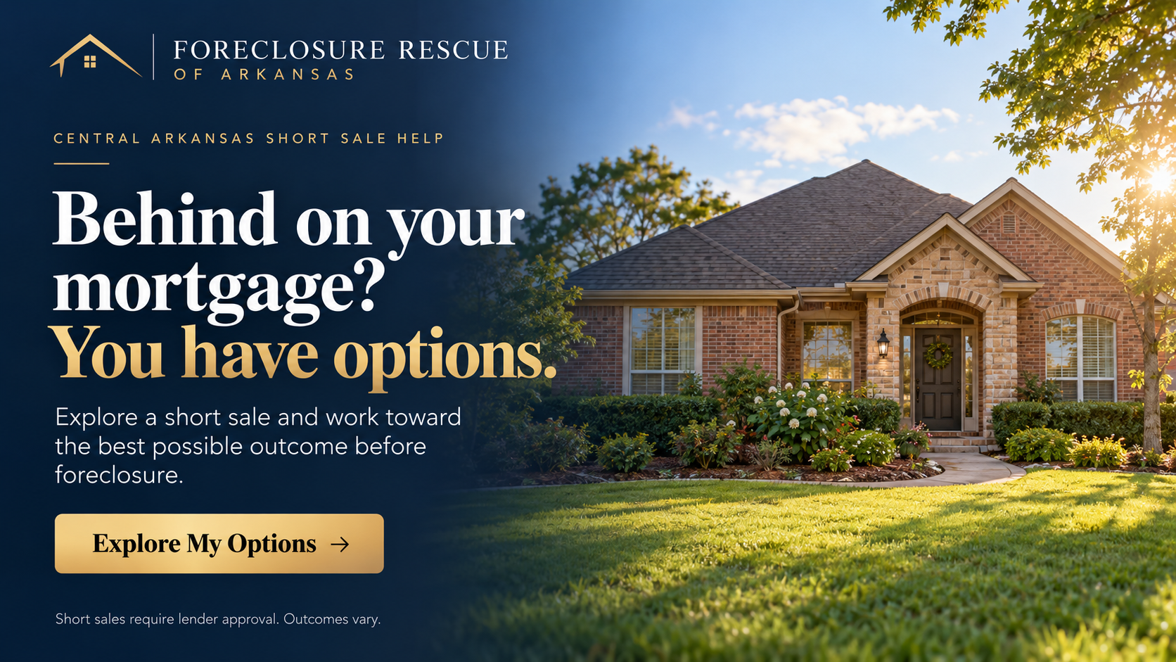 A welcoming brick home in a leafy neighborhood